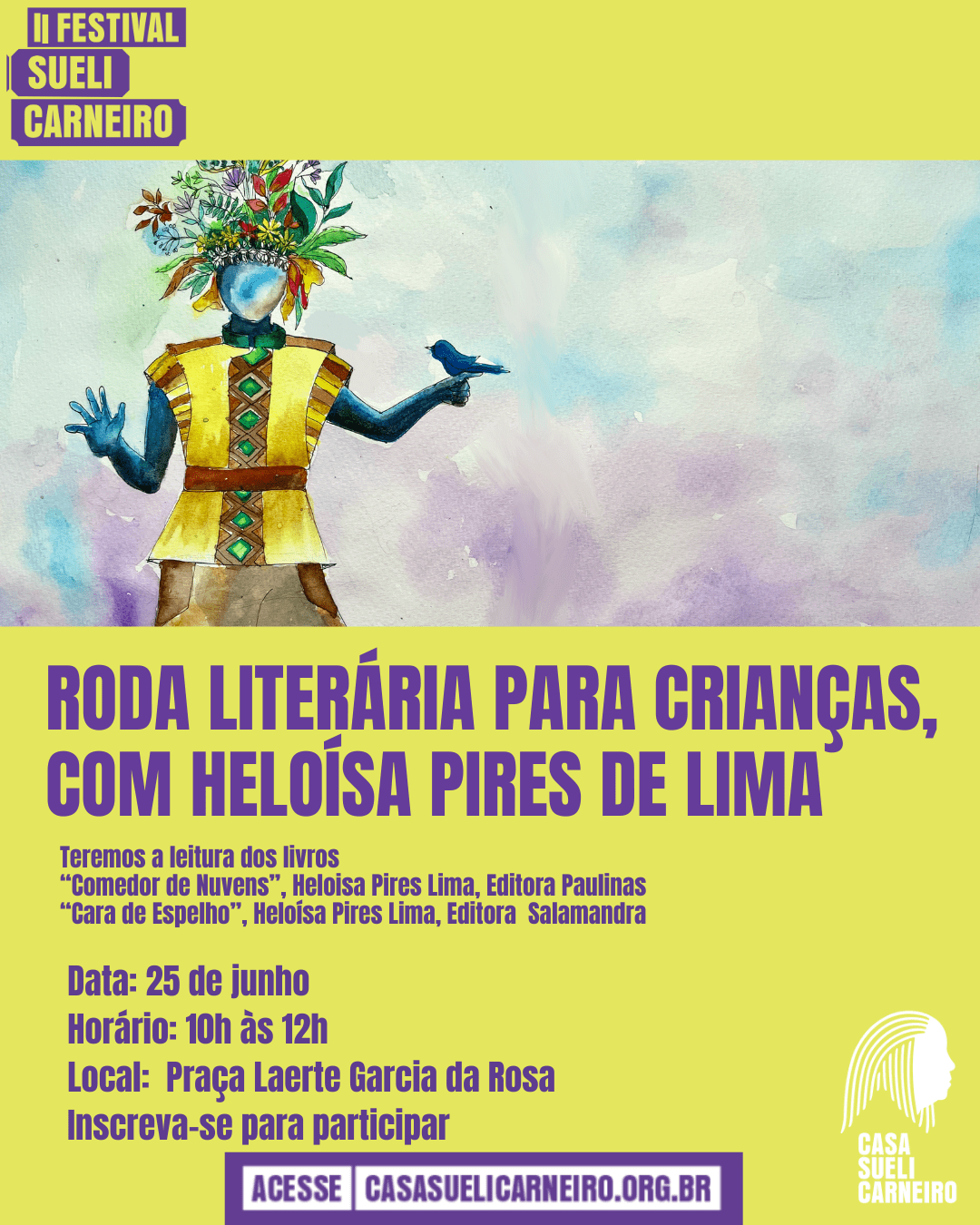 Piquenique E Roda Literária Para Crianças, Com Heloísa Pires   Casa